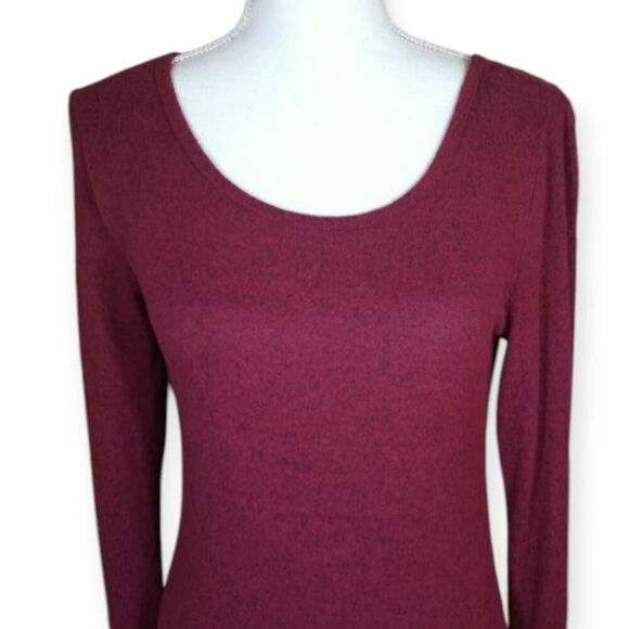 NO BOUNDARIES BURGUNDY DRESS SZ.M EUC. - Picture 2 of 8